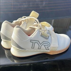 TYR Cream Athletic Shoes